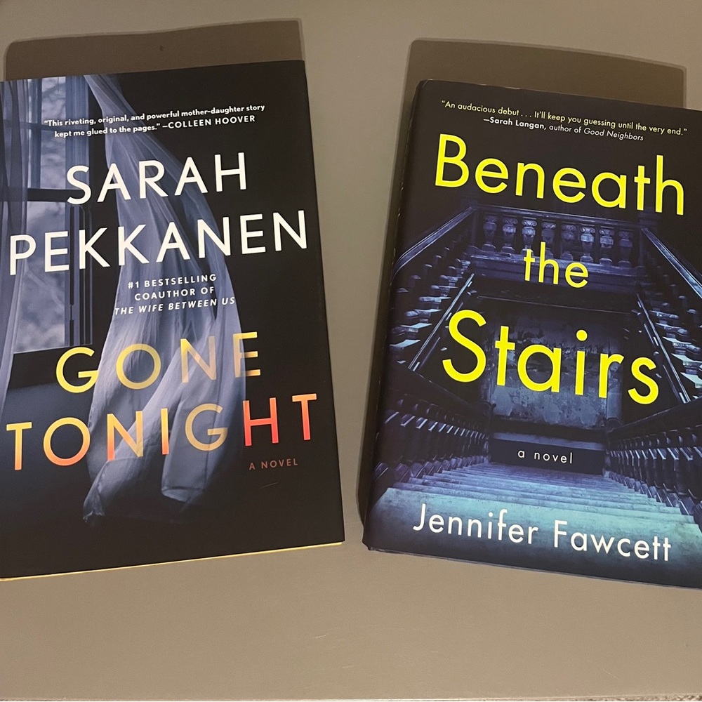 Sarah Pekkanen 'Gone Tonight' and Jennifer Fawcett 'Beneath the Stairs' Book Set